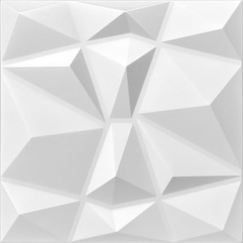 Deccart - 3D Wandpaneele 50x50 cm - Paneele Wand Wall Panels Deko Wandverkleidung Innen Panel Deckenverkleidung...