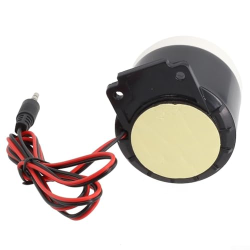 Solaughguy Sistema de alarma de seguridad para el hogar, 120 dB, 12 V, 24 V, alarma electrónica de alto decibelio con potencia de salida de 15 a 20 W, plástico para interiores (12 V)