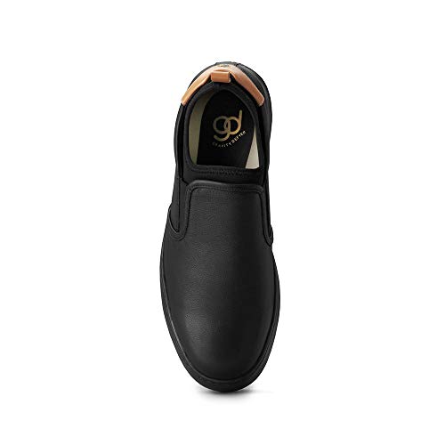 Gravity Defyer Men's G-Defy Sander Casual Shoes - VersoCloud Multi-Density Shock Absorbing Casual Dress Sockless Leather Slip-On Shoes4