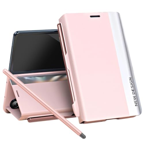 Coque Samsung Galaxy Z Fold8 protection cuir avec porte-stylo et support