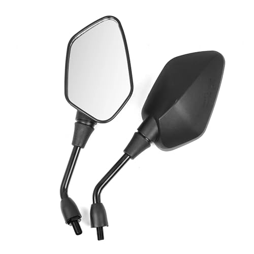 Espejos Manillar Moto lado izquierdo derecho, accesorio retrovisor negro universal.