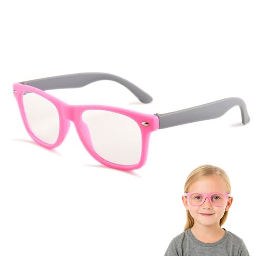 Image of Kids Blue Light Blocking Glasses Rectangle Digital Boys Girl Age for 5-12