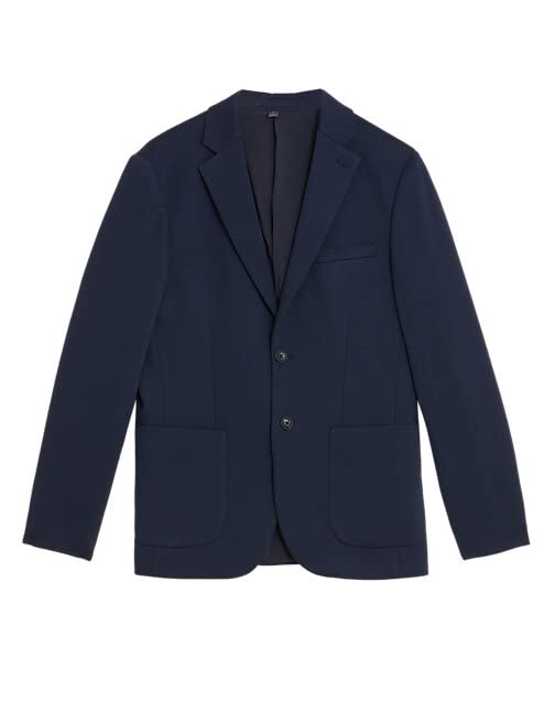 Image of Marks & Spencer Men Straight Fit Mid Rise Casual Pants