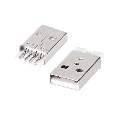 uxcell 20PCS USB 2.0 Tipo A Conector Macho miniatura 1