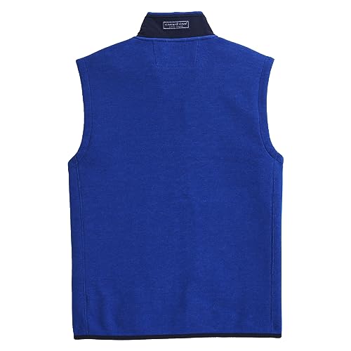 Image of vineyard vines Men's Mountain Sweater Fleece Vest