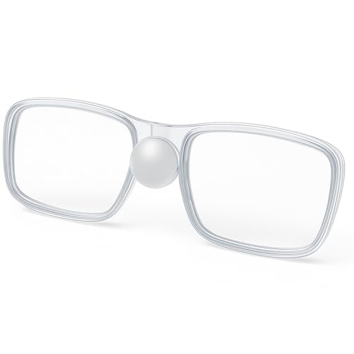 Khroom Brillengläser Sehhilfe speziell für Schnorchelmasken z.B. Seaview Pro, Y, X, BC, 180, Z - für Kurzsichtige und Weitsichtige | individuelle Linsen -6.0 bis +6.0 (-2.25, Links