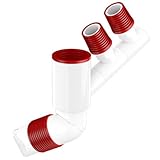 AKNBFIBN 洗濯機用防臭床排水管 4個セット 360度回転式下水管 壁排水 防虫スクリーン 逆流防止 A