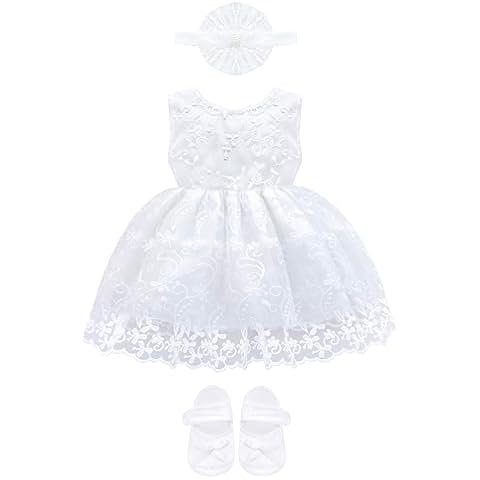 Lilax Baby Girls' Lace Dress Set Cover