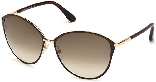 Tom Ford FT0320 Penelope Round Sunglasses for Women +BUNDLE with ACCESSORY EYEWEAR KIT