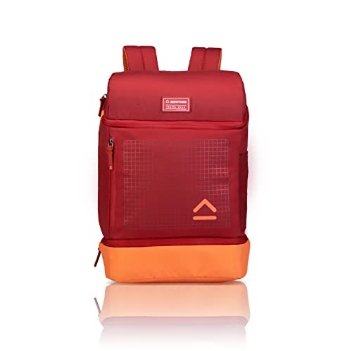 Image of uppercase Medium 21 Ltrs Office Overnighter (14.6 inch) Laptop Backpack 2700EBP1 3x more water repellent sustainable bags with rain proof zippers for Men, Women, Boys and Girls, 750 Days warranty