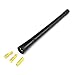 Produktbild 18cm Kurzstabantenne Radio Auto Antenne Dachantenne Stabantenne Kurzantenne Fahrzeugantenne für Radioempfang AM/FM Inkl. 3 universelle Gewinde Adapter M4, M5 und M6 somit passend für Fast alle Auto