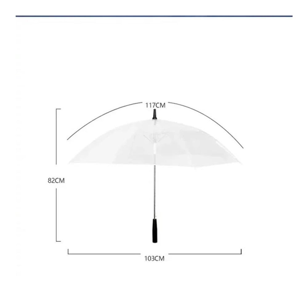 parapluie led Parapluie Led 4 couleurs, parapluies transparents avec lampe torche, for photographie de mariage, fête d'anniversaire, cadeaux de noël(Style D)