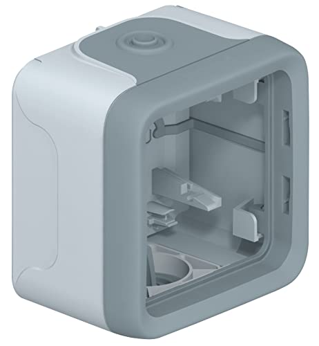 Legrand 069651 Boîtier Étanche à Embouts 1 Poste Plexo Composable IP55, Gris
