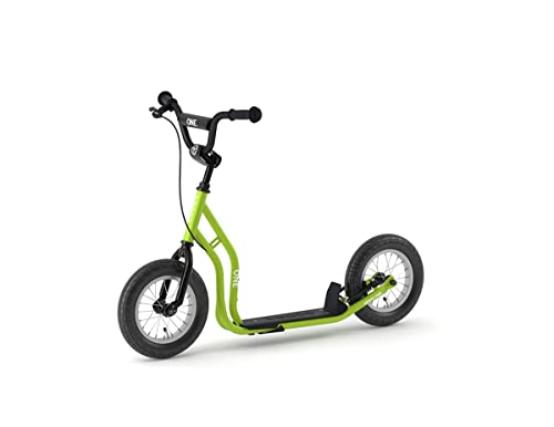 Yedoo One Kinder Tretroller - für Kinder ab 5 Jahre, ab 110 cm Körperhöhe, mit Luftreifen 12/12 - für Mädchen und Jungen, Höhenverstellbar mit Ständer und Reflexelementen Cover