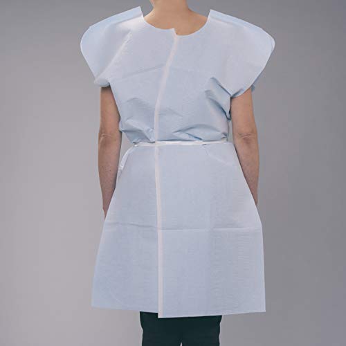 Avalon Papers 813 Standard Gown, Tissue/Poly/Tissue, Blue (Pack Of 50) #TOP3