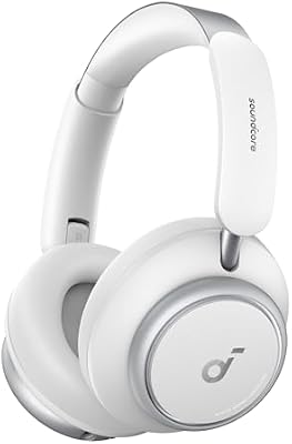 Soundcore Auriculares Inalámbricos Cancelación Ruido Activa Adaptativas by Anker Space Q45, hasta 98% Reducción Ruido, 50 h Reproducción, LDAC Hi-Res Audio Inalámbrico, Control App, Bluetooth 5.3