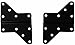 VideoSecu Mount Adapter Plate LED LCD Plasma 3D TV Wall Mount Bracket Extender VESA 200 to 300/400/400x200, Mount Accessory MLEB 1UU
