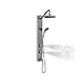 Aloha Rain Shower Head with Handheld Spray Combo - 1021-SSB, Stainless Steel - 8