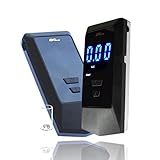 iBACheck Breathalyzer | Portable Breath Alcohol Tester,Professional-Grade Accuracy Breath Alcohol Detector with LCD Digital Display for Personal & Professional,Compact and Flow Monitoring