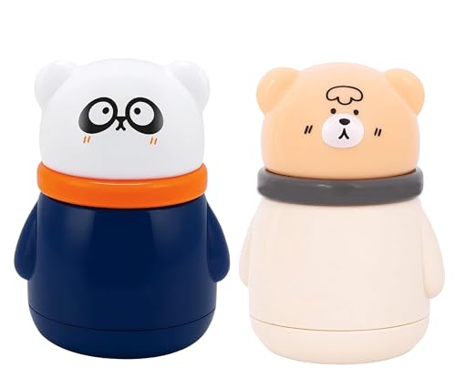 Image of Baby Pack Of 2 Skin Care Powder Talcum Puff Case Cum Container Box Reusable Refillable for Toddlers Kids and Infants for BPA Free (PATTERN 111)