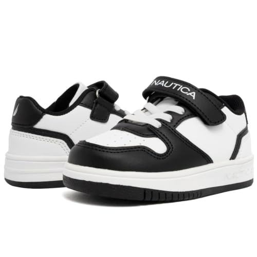 Image of Nautica Kids Adjustable Strap Shoes | Comfortable Casual Sneakers for Boys and Girls, Toddlers & Little Kids