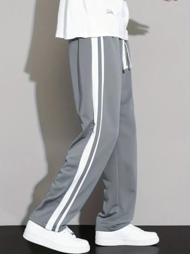 Image of Track Pants for Men - Modern, Stylish, Comfortable & Stretchable Athletic Joggers for Casual & Gym Wear