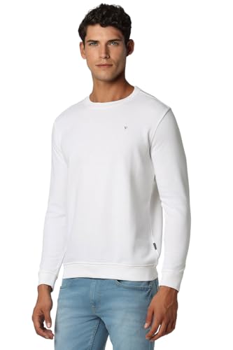 Image of Van Heusen Men Round Neck Cotton Sweatshirt