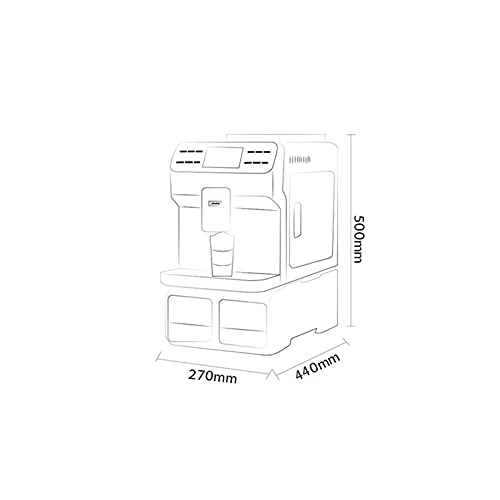 ROM One-Touch-Kaffeevollautomat, Heim-Espressomaschine, Gewerbliches Büro für eine Vielzahl von Anlässen, Weiß – Bild 3