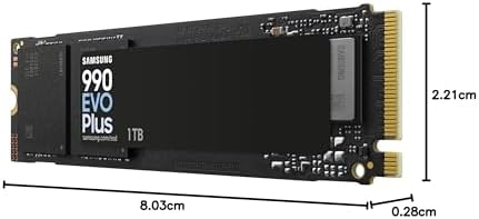 Samsung Dahili SSD 990 Evo Plus NVMe M.2 PCIe 4.0 x 4/5.0x2, 1 TB, 7150MB/s'ye kadar Okuma Hızı, Akıllı Turbo Write 2.0, Oyun ve Çalışma için Mükemmel, MZ-V9S1T0BW - Görsel 12
