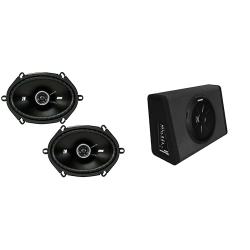 KICKER 11PT250 Powered Enclosure & 43DSC6804 6x8 Bundle