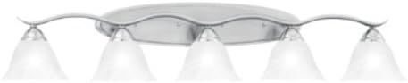 Thomas Lighting SL748578 Prestige 5-Light Wall Lamp in Brushed Nickel, 45 1/2 w x 9 h x9D