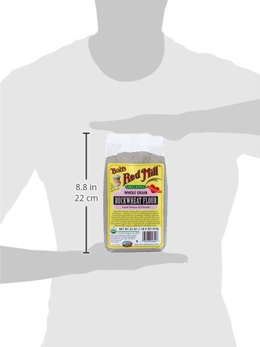 Bob's Red Mill Organic Buckwheat Flour, 22 Oz (4 Pack)