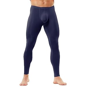 Mens Long Activewear Leggings Solid Casual Training Tights Leggings Workout Trousers Yoga Pants