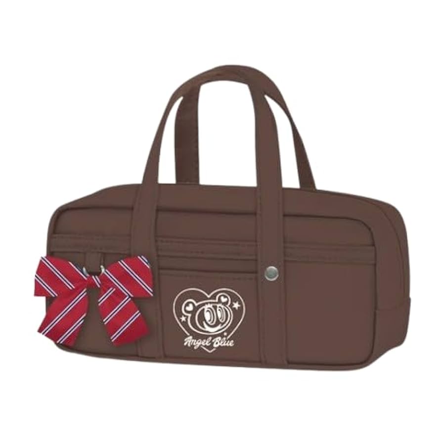 Amazon.co.jp: エンジェルブルー スクバ風ペンケース ブラウン