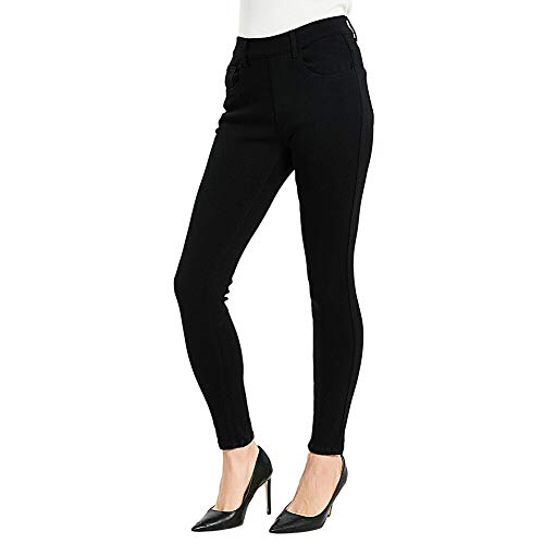 Deylaying Mujer Jeans de Cintura Alta, Pantalones de Mezclilla Ajustados Cintura Elástica Casual Jeggings de Lápiz
