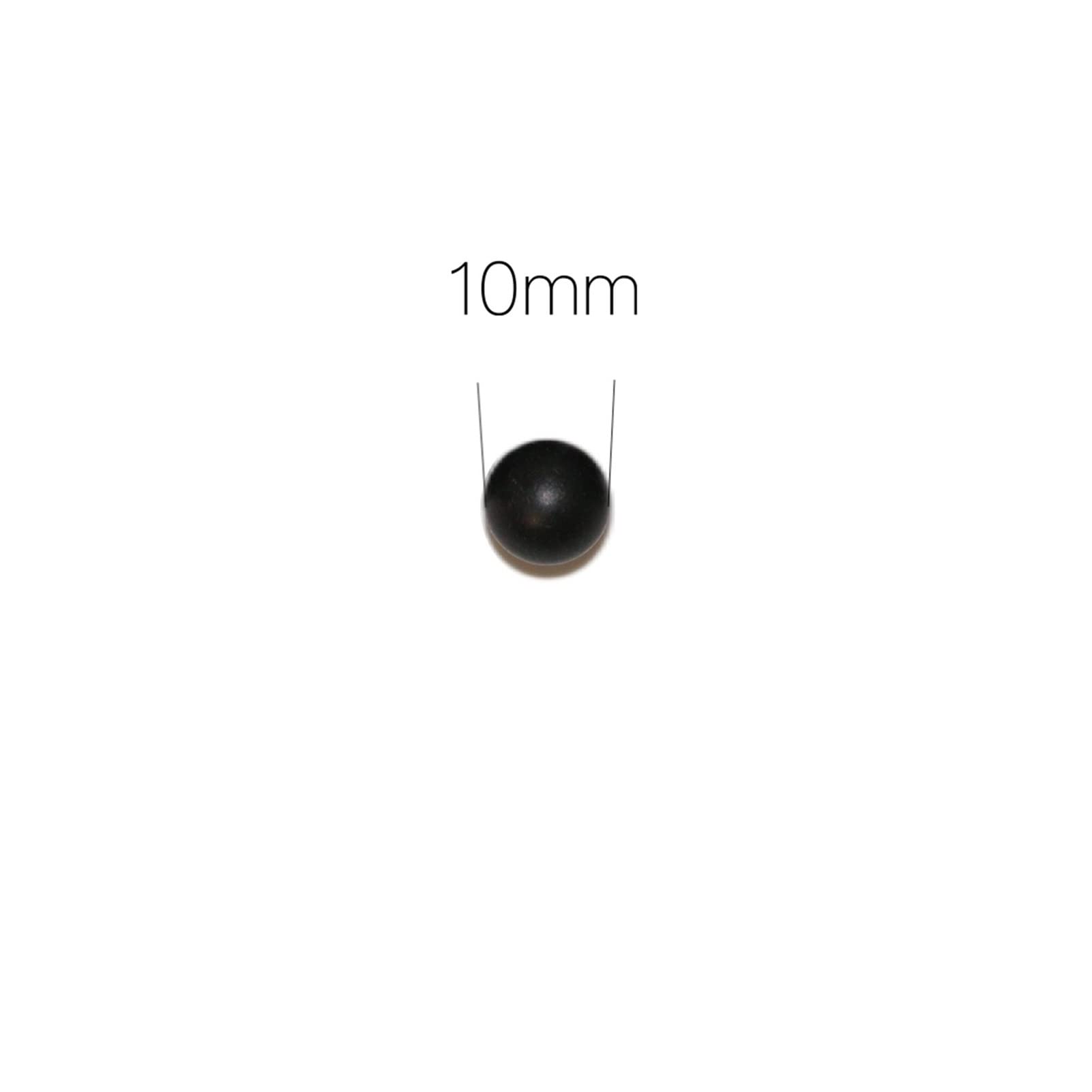20 Sfere In Polipropilene (PP) Da 10 Mm – Solide E Precise, Per Valvole, Cuscinetti E Applicazioni Tecniche, Colore Nero