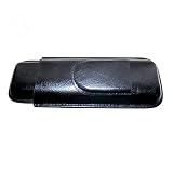 lxxiulirzeu Humidor-Luftbefeuchter Leder Zigarrenetui Holster, Mini Travel Humidor 2 Tube Cigar Case, Zigarette Aufbewahrungstasche Zigarette Zubehör