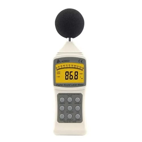 騒音測定器 ポータブルサウンドレベルメーター AZ8922 デジタル騒音計 騒音デシベルサウンドテスター 測定範囲 30~130dB デシベル計