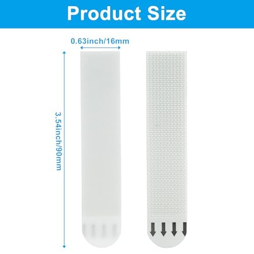 Image of 24 Pairs Large Picture Hanging Strips Heavy Duty, Adhesive Wall Strips Poster Hanger Strips Without Nails, Hang Pictures, Frame, Canvas Without Damaging Walls