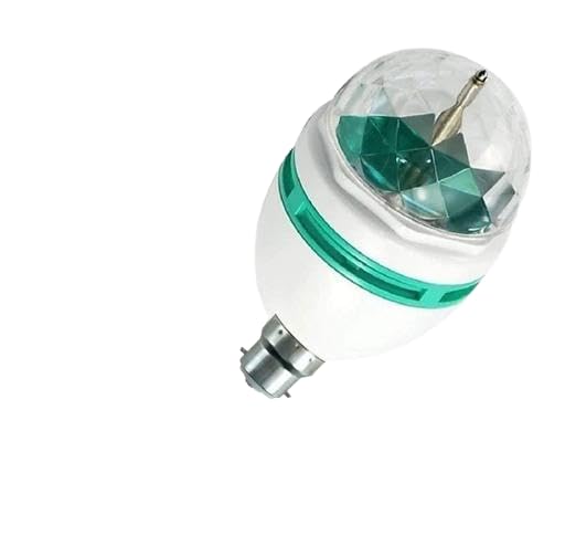 BRIGHTDAZZLE 360 Degree Colorful Rotating Decorative LED Bulb Dis...