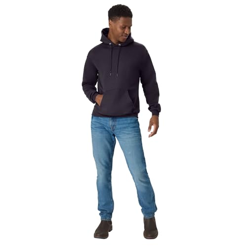 Image of Hanes Men's Hoodie - EcoSmart Fleece Hooded Sweatshirt for Men & Women - Midweight Fleece - Big & Tall Available