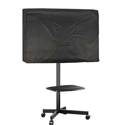 Andacar Mobile TV Stand Cover for 45-60 Inch Mobile TV Cart, Waterproof Outdoor TV Cover Dustproof TV-Screen Covers Only