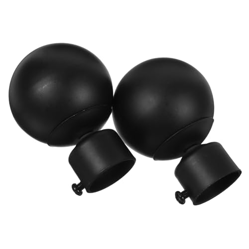 ABOOFAN Decorative Curtain Rods Modern Style 28mm Diameter End Caps Iron Rod Finials