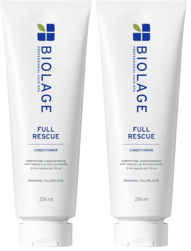 Image of Biolage Full Rescue Professional Conditioner to Reduce Hairfall and Breakage with Rosemary Oil and Niacinamide for 74% Less Breakage for All Hair Types Vegan and Cruelty-Free Treatment