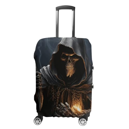 Grim-Reaper Printed Luggage Cover Protector, Fits 18-32 Inch Luggage