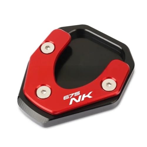 Extension de béquille latérale moto plaque support CNC pour 675SR 675SR-R 675NK