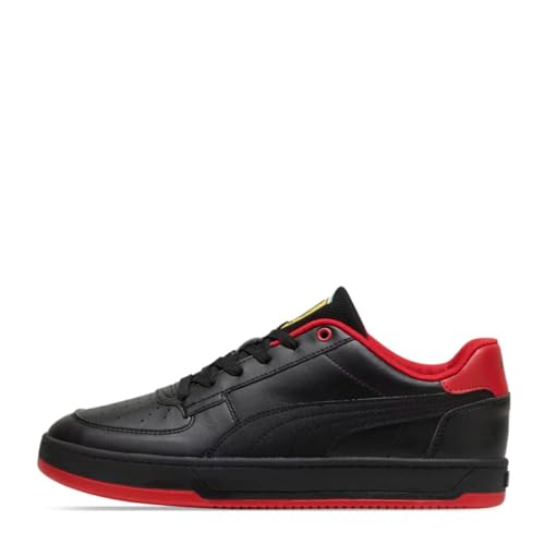 PUMA Mens Scuderia Ferrari Caven 2.0 Lace Up Sneakers Shoes Casual - Black, Red - Size 8.5 M