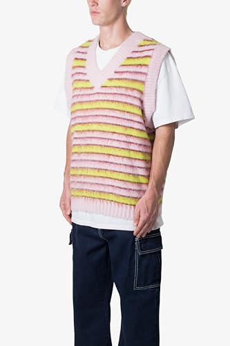 mnml Men's Striped Mohair Sweater Vest4