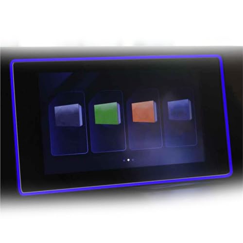 Écran LCD navigation BZ4X sans traces ni fissures grâce au verre trempé 8 pouces