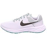 Ammortizzazione Nike Revolution 6, Sneaker Donna, Iris Whisper/Medium Ash-Dusty Sage, 38 EU